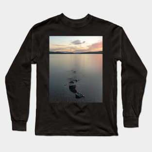 'Step This Way to Glencoe', Loch Rannoch, Kinloch Rannoch. Long Sleeve T-Shirt